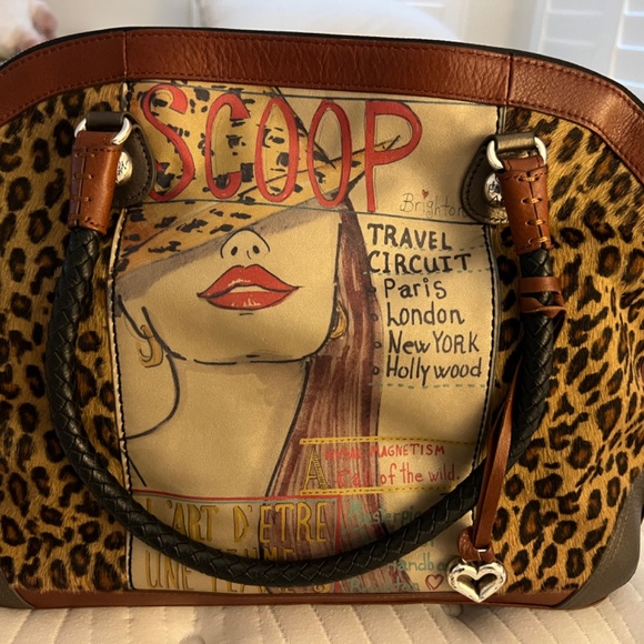 Brighton Fashionista Leopard Print Bag - Picture 5 of 6